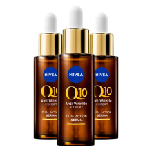 3X NIVEA Q10 Serum Anti Rimpel Expert 30 ml