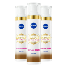 3X NIVEA Luminous630 CC Cream SPF 30 Dark 40 ml