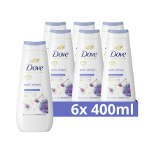 6X Dove Douchecreme Anti Stress 400 ml