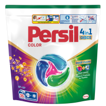 2E halve prijs: Persil Wasmiddelcapsules Discs Gekleurde was 35 stuks