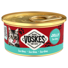 Voskes Kattenvoer Nat Gelei Sardine 85 gr