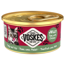 Voskes Kattenvoer Nat Gelei Tonijn & Kip 85 gr