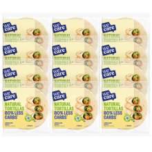 12X WeCare Lower Carb Tortillas Naturel 160 gr