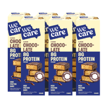 6X WeCare High protein Bars Chocolate 81 gr