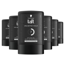 6X Taft Men Power Gel Unlimited Hold 7 300 ml