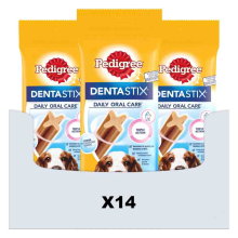 14X Pedigree Dentastix Hondensnacks Medium Single 5 pack 128 gr