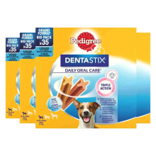 4X Pedigree Hondensnack Multipack Dentastix Mini 35 stuks