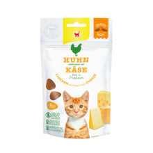 12X GimCat Crunchy Kattensnack Kip & Kaas 50 gr