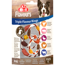 8In1 Triple Flavour Rings XS/S 80 gr