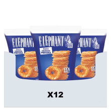 12X Elephant Pretzels Zeezout 180 gr