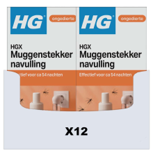 12X HG X Anti Mug Muggenstekker Navulling