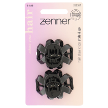 Zenner Sierklem Designed in France Zwart 2 stuks