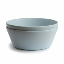 Mushie Kommen Set Powder Blue 2 stuks