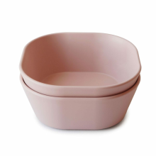 Mushie Kommen Set Vierkant Blush 2 stuks