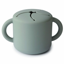 Mushie Snack Cup Cambridge blue