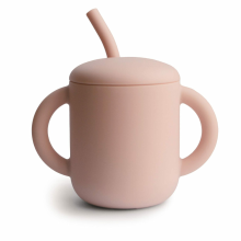 Mushie Drinkbeker met Rietje Blush