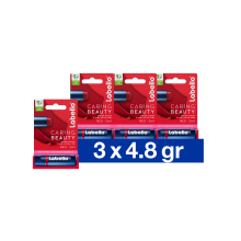 3X Labello Lippenbalsem Caring Beauty Red 5.5 Ml