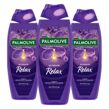 3X Palmolive Douchegel Aroma Essence Ultimate Relax 650 ml