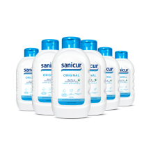 6X Sanicur Bath & Showergel Original 300 ml