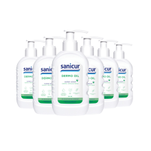 6X Sanicur Handzeep Dermo Oil 300 ml