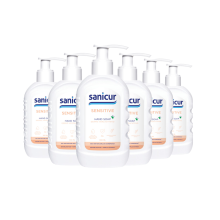 6X Sanicur Handzeep Sensitive 300 ml