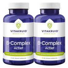 2X Vitakruid B Complex Actief 90 vegancapsules