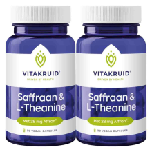 2X Vitakruid Saffraan & L Theanine 30 vegancapsules