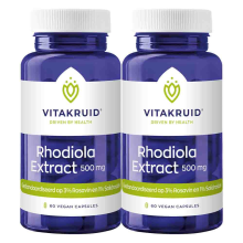 2X Vitakruid Rhodiola Extract 500 mg 60 vegancapsules