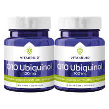 2X Vitakruid Q10 Ubiquinol 100 mg 60 vegancapsules