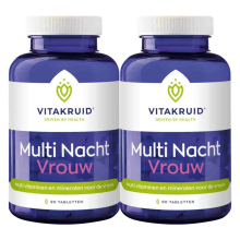 2X Vitakruid Multi Nacht Vrouw 90 tabletten