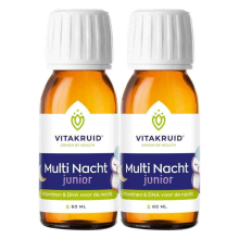 2X Vitakruid Multi Nacht Junior 60 ml