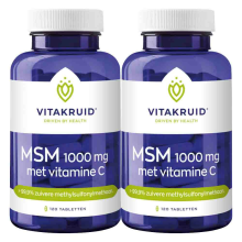 2X Vitakruid MMS 1000 mg met Vitamine C 120 tabletten