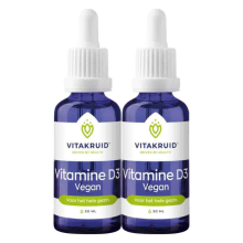 2X Vitakruid Vitamine D3 druppels Vegan 30 ml