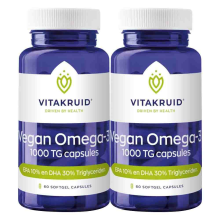 Disney Princess 2x Vitakruid Omega 3 1000 TG Vegan 60 softgels