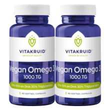 2X Vitakruid Omega 3 1000 TG Vegan 90 capsules