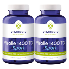 2X Vitakruid Visolie Sport 1400TG 90 softgels
