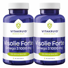 2X Vitakruid Visolie Forte 90 softgels
