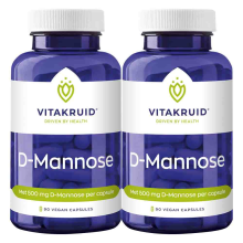 2X Vitakruid D Mannose 500 90 vegancapsules