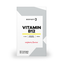 Body & Fit Body & Fit Vitamine B12 Raspberry 60 zuigtabletten