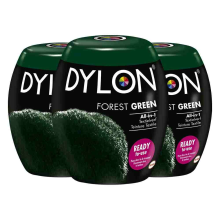 3X Dylon Textielverf Forest Green 350 gr