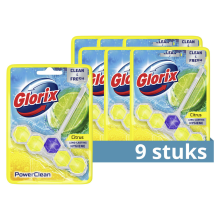 9X Glorix Toiletblok Power Clean Citroen
