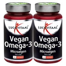 2X Lucovitaal Vegan Omega 3 Microalgen 60 capsules