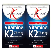 2X Lucovitaal Vitamine K2 75 mcg 60 capsules