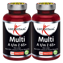 2X Lucovitaal Multi A Z 65+ 180 tabletten