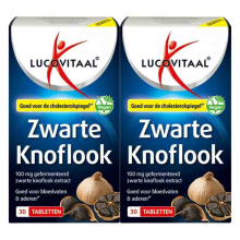 2X Lucovitaal Zwarte Knoflook 30 tabletten