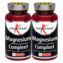 2X Lucovitaal Magnesium Vitaminen & Mineralen Compleet 90 Tabletten