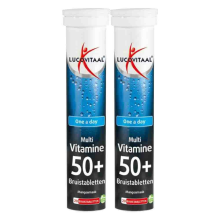 2X Lucovitaal Multi 50+ Bruistabletten Mangosmaak 20 bruistabletten