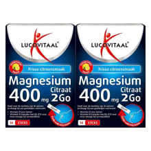 2X Lucovitaal Magnesium 400mg 2Go 14 sachets