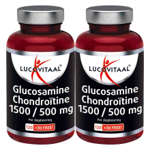 Smart Games 2x Lucovitaal Glucosamine Chondroïtine 1500/500 mg 150 tabletten
