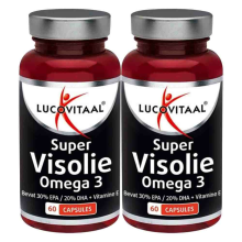 2X Lucovitaal Super Visolie Omega 3 60 capsules